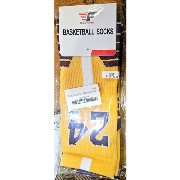 Elite Basketball Socks with Compression & Cushion for Adults and Youth 11-16 - Picture 2 of 5
